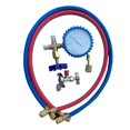 thumbnail image 1 of For R12 R22 R404A R134A Refrigerant Gauge Universal Air Conditioning Air Conditioning Kit Tools with Hose and Hook~8822, 1 of 1