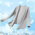 thumbnail image 6 of UPF 50+ Protection Cardigan Tops for Women Open Front Long Sleeve Fishing Shirt with Thumb Hole & Pockets, 6 of 8