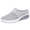 Gray_BB21, variant on Womens Breathable Slip-On Walking Shoes Comfortable Backless Sneakers Lightweight Orthopedic Casual Loafers with Arch Support for Summer Daily Wear Gray 43