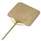 thumbnail image 3 of Retro Paper Fans 1Pcs Khaki Bamboo Paper Hand Fan with for Decoration, 3 of 3