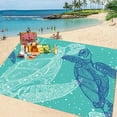thumbnail image 6 of 200 X 210cm Camping Beach Sand Free Mat Travel Outdoor Picnic Large Mat Waterproof Blanket Foldable Windproof Hiking Mat (A), 6 of 7