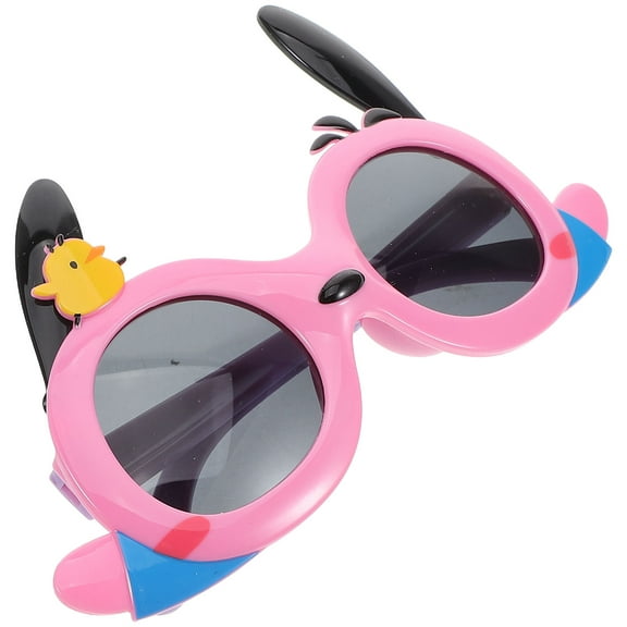 FRCOLOR Kids Cartoon Sunglasses for Girls and Boys Protective Eyewear for Toddlers Anti-UV Baby Sunglasses for Safe Outdoor Play