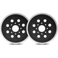thumbnail image 1 of Holes Sanding Pad: 2 Pieces Hook and Loop Sanding Pad, 125 mm Compatible Sanding Pad, 8 Holes Sanding Pad for Bosch PEX 220 A GEX 125-1 AE Skil 7402/, 1 of 5