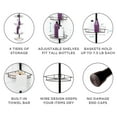 thumbnail image 5 of Bronze Shower Caddy with 4 Shelves, Zenna Home Tension Pole, 5 of 8
