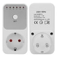 thumbnail image 4 of Overvoltage Protection Smart Plug Outlet, Timer Socket Switch, For Air Conditioner Christmas Tree Fan Home Lighting, 4 of 8