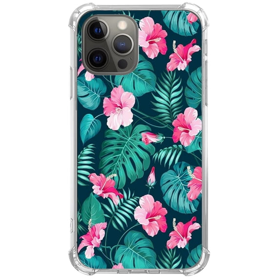 Beautiful Flowers Case for iPhone 14 Pro,Aesthetic Colourful Floral Plant Case for Men Women,Unique Soft TPU Bumper Case Cover