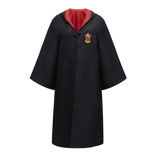 Disfraz de bruja y mago para niños y adultos, bata con capa para niños, niñas, hombres y mujeres, Cosplay de Halloween