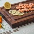 thumbnail image 3 of John Boos BBQ Collection Reversible Wood Cutting Board,Juice Groove, Walnut, 3 of 12