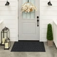 thumbnail image 5 of Mohawk Home Entry Recycled Rubber Non-Slip Indoor Outdoor Stoney Medallion Onyx Oversize Doormat, 2' X 4', 5 of 8