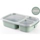 thumbnail image 1 of Fiambrera de paja de trigo de 3 rejillas, caja Bento para microondas, caja de almacenamiento de alimentos portátil, vajilla, fiambrera, rosa Ormromra JQFLD303-51, 1 of 1