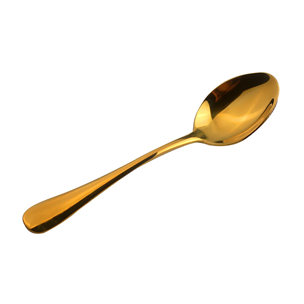 1pc Rose Gold Stainless Steel Teaspoon Coffee Spoon Soda Spoons L=14cm 
