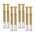 thumbnail image 2 of 8 Tornillos de Montaje Perfecl para Pastilla Humbucker de Metal y Resortes Dorado, 2 of 8
