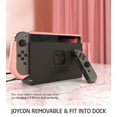 thumbnail image 2 of Mumba Dockable Case Compatible for Nintendo Switch, [Blade Series] TPU Grip Protective Cover Case with Ergonomic Design and Comfort Grip (Pink), 2 of 7