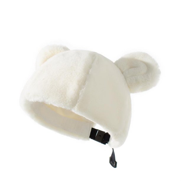 Moda Invierno Unisex Oso Oreja Cubo Sombrero Felpa Pescador Sombrero Suave Cálido Lavabo Sombrero Mullido Pesca Sombrero Cateissary AP007250-03