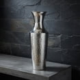 thumbnail image 6 of HOSLEY 18" Tall Slim Silver Metal Floor Vase, Decorative Home Decor, 6 of 9