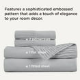 thumbnail image 2 of Queen Sheet Set - 4 Pieces Soft Queen Size Sheets - Breathable & Cooling - Hotel Luxury - Easy Care Polyester Microfiber Bedding for Women, Men, Dark Grey, 2 of 5