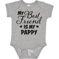 thumbnail image 3 of Inktastic My Best Friend is My Pappy with Hearts Boys or Girls Baby Bodysuit, 3 of 5