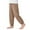 Brown, variant on ZACPNCV Boys and Girls Casual Cotton Pants Lightweight Summer Elastic Waist Solid Lounge Long Trousers with Pockets Black 11-12 Years