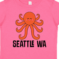 thumbnail image 4 of Inktastic Seattle Octopus Washington Vacation Boys or Girls Toddler T-Shirt, 4 of 5