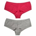 thumbnail image 4 of Curve Muse Women's Cotton Bikini Hipster Briefs BoyShorts Underwear-Multipack-PACKA-L/7, 4 of 7
