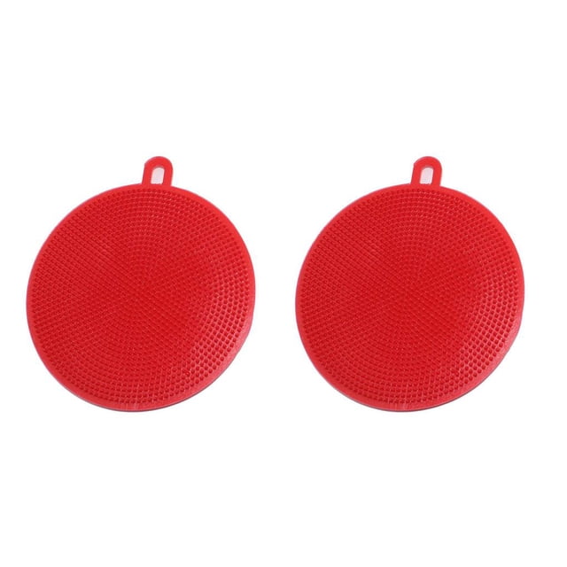 Billuyoard Toallero de silicona para limpieza de suciedad, herramienta de de aceite antiadherente, cepillo de limpieza de cocina, 1 Uds. Type2 NO2