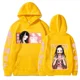 thumbnail image 1 of Sudadera con capucha de Anime japonés Demon Slayer para mujer, suéter con estampado de Kamado Nezuko, ropa de calle cálida de talla grande, Harajuku, otoño, 1 of 1