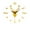 Gold, variant on jovati Digital Wall Clock Large Display Acrylic 3D Decorative Clock Diy Deer Head Wall Clock Creative Fashion Digital Quartz Mirror Wall Stick Clock Gold Stick on Mirrors for Wall Decor