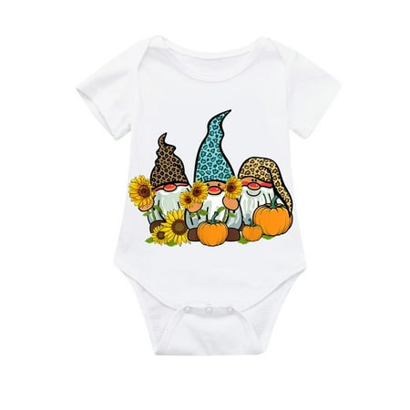 

Cute Baby Clothes Baby Girls Boys Sunflower Bodysuit Romper Casual Clothes