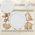 thumbnail image 3 of Ambesonne Gingerbread Man Place Mats Set of 4, Pastry, Standard Size, Multicolor, 3 of 6