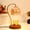 Brown, variant on Hyindoor Flower Candle Warmer Lamp with Timer, Vintage Wax Melt Warmer for Scented Wax with 2 GU10 Bulbs, Birthday Gifts for Women, Mom Gifts Idea
