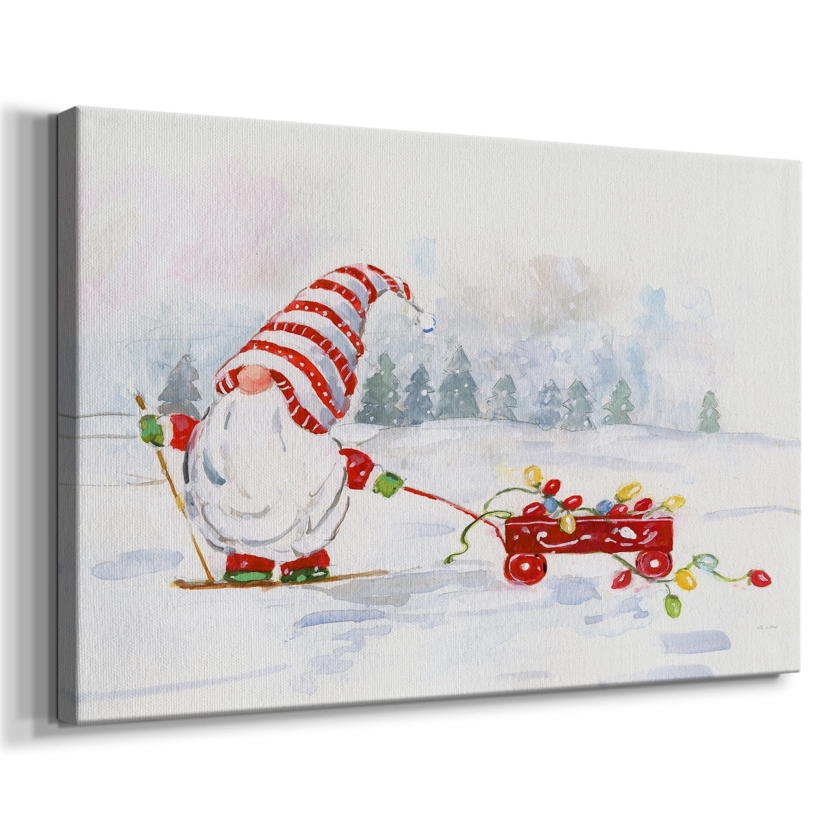 Winter Gnome II- Gallery Wrapped Canvas