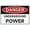 Warning Sign 3, variant on Danger Battery Charging Explosive Gases Sign - 12×8 Inches, Metal Multi Message Sign, No Smoking Naked Lights Home Business Safety Decor
