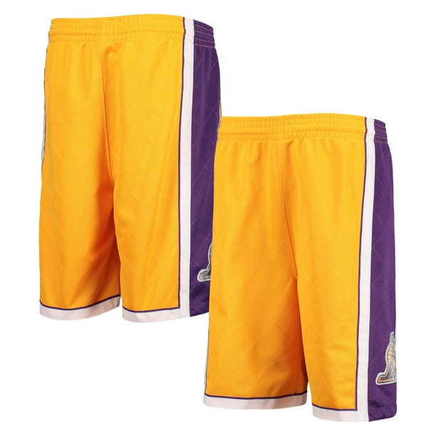 Youth Mitchell & Ness Gold Los Angeles Lakers 2009 Hardwood Classics ...