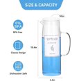 thumbnail image 4 of KitHero Laundry Detergent Dispenser Set with Labels and Handle for Laundry Room Organization and Storage- Easy Pour 2 Pack 50 oz Liquid Laundry Containers for Laundry Room Decor, Farmhouse Decor, 4 of 7