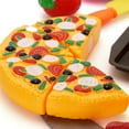 thumbnail image 5 of CVLNCYCLING Educational Toys for Children 3-5,Kids Toys,Kids Pretend Play Food Sets Fake Food Toy Toddler Play Kitchen Accessories Pizza Hamburger & Sandwich Toys For Boys Girls （20Pcs）, 5 of 8