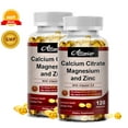 thumbnail image 2 of (2 Pack)Calcium Magnesium Zinc with Vitamin D3,Dietary Supplement for Bone and Nerve Health, 120 Capsules, 2 of 2