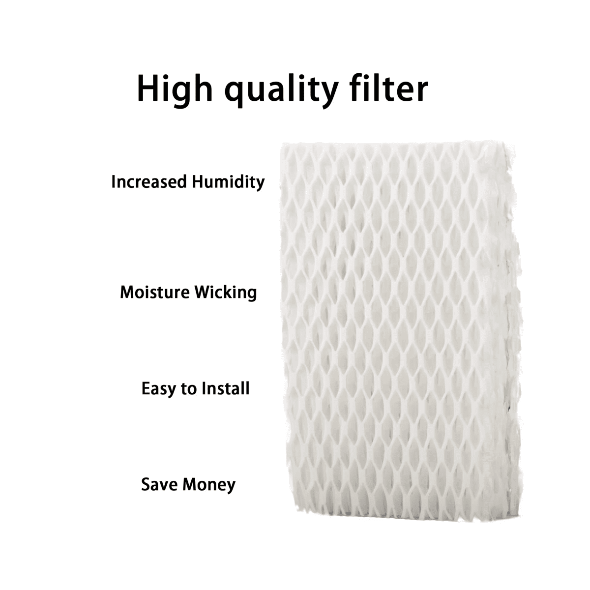10Pack WF813 Humidifier Wick Filter Replacement Compatible for Relion RCM-832 RCM-832N PCWF813 Humidifier Filter