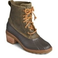 thumbnail image 2 of Women's Sperry Top-Sider Saltwater Heel Leather Duck Boot Black Leather/Rubber 8.5 M, 2 of 6