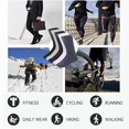 thumbnail image 3 of MANARC Women Cotton Dress Socks Soft Comfortable Thin Fine Elegant Breathable And Durable. 5 Pack White, Navy Blue, Light Grey, Dark Grey, Black., 3 of 5