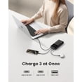 thumbnail image 5 of INIU Banco de energía de 140 W, cargador portátil para computadora portátil de alta capacidad de 27000 mAh, banco de energía para tableta con entrada y salida USB C, cargador de teléfono con pantalla, 5 of 5