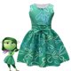 thumbnail image 2 of Disfraz de Cosplay de Inside Out 2, Joy Disgust, el mismo estilo, vestido con lazo, regalo de cumpleaños para niñas, Carnaval y Halloween, 2 of 5