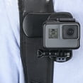 thumbnail image 2 of Action Camera Backpack Mount Clip 360° Rotation, Black, Enhances Shooting Sports Activities, 2 of 10