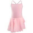 thumbnail image 3 of Little Girls Tutu Ballet Dance Dress Leotard Costume Camisole Pink, 3 of 5