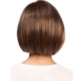 thumbnail image 3 of Pelo corto castaño aire flequillo temperamento pop peluca se marrón, 3 of 5