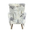 thumbnail image 7 of Linon Junnell Upholstered Arm Chair, Green Leaf, 7 of 7