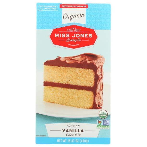 Miss Jones Baking Cake Mix, Vanilla, 15.87 Oz Walmart