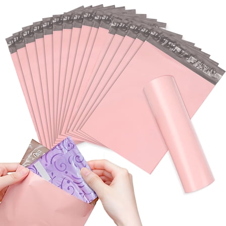 Sanitary Napkin Disposal Bags, 100 Pcs Feminine Sanitary Napkin Storage Bag, Sealed Opaque for Privacy, Block Odors (Pink)