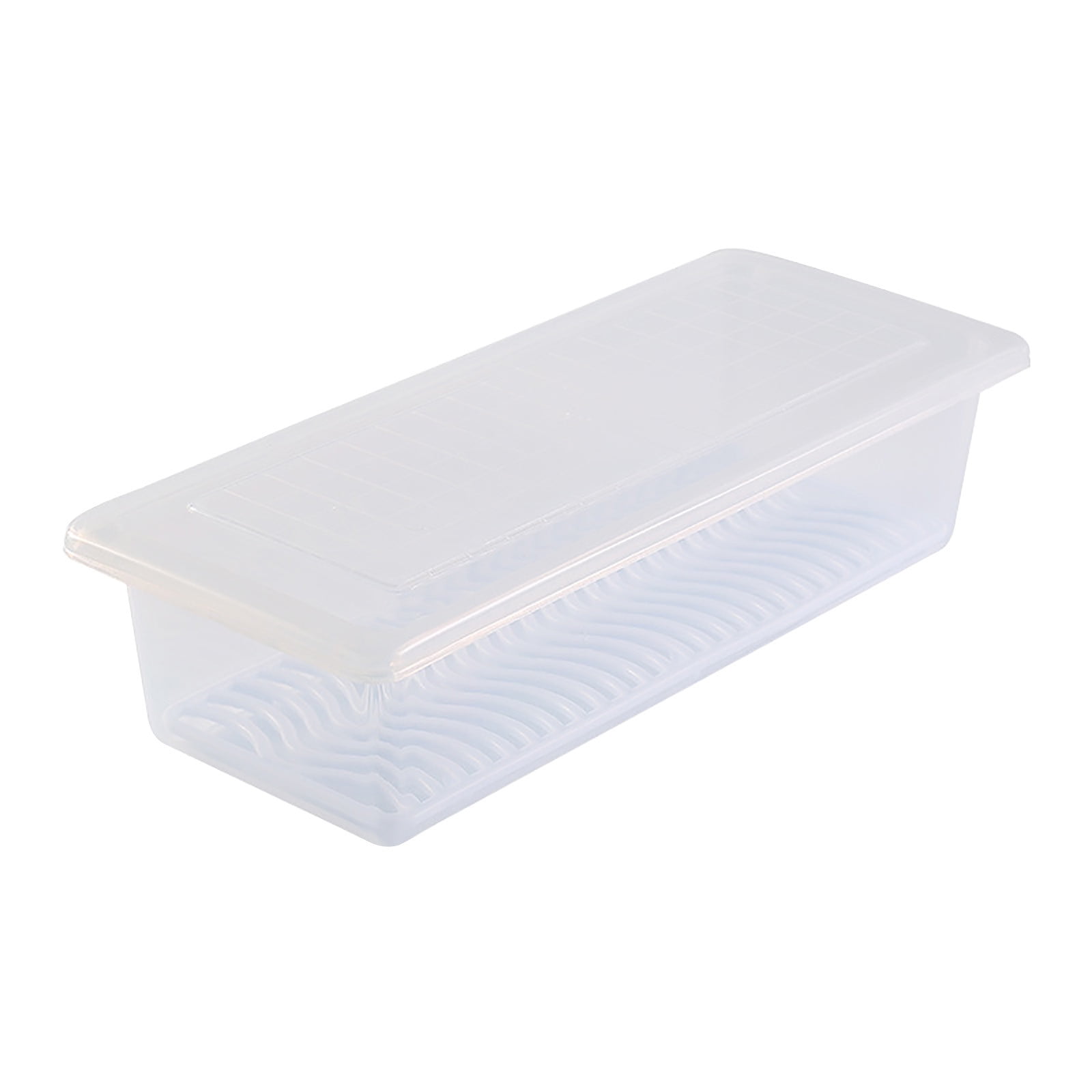 NEGJ Transparent Box Cold Superimposable Storage Fresh-Keeping Box  Refrigerator Fish Kitchen，Dining Bar Sustainable Kitchen Items Glass  Sandwich Container 