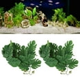 thumbnail image 6 of LYUMO Reptile Plants 2PCS Artificial Terrarium Tank Plastic Fake Plants Plant with Suction Cup for Amphibian Lizards Habitat Decor, 6 of 8