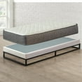 thumbnail image 1 of Continental Sleep, 10-inch Pocketed Coil Rolled Medium Plush Mattress and 5" Easy Wood Box Spring with Simple Assembly, Twin, 1 of 7